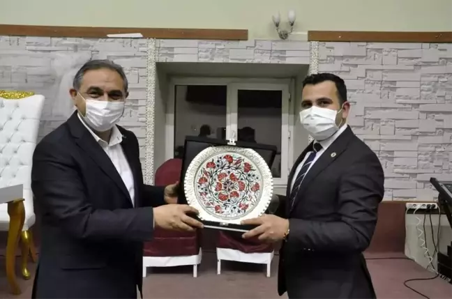 Sivas İl Özel İdaresi Genel Sekreterliği görevine atanan Algın'a Gürün'de veda programı düzenlendi