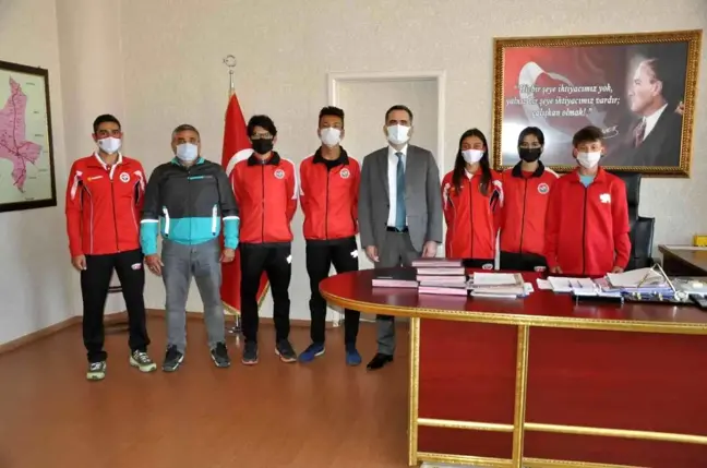 Mili Atlet'ten Kaymakam Arslanköylü'ye ziyaret