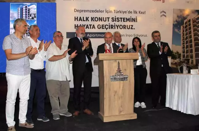 Depremzedeler için 'Halk Konut' modelinde imzalar atıldı