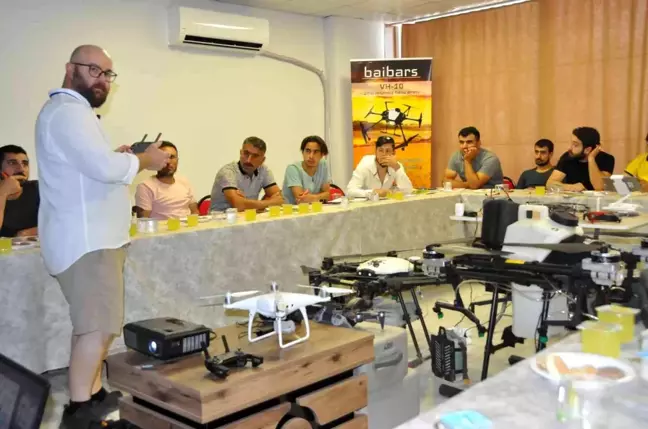 Mardin'de çiftçiler insansız hava aracı pilotu olmak için eğitiliyor