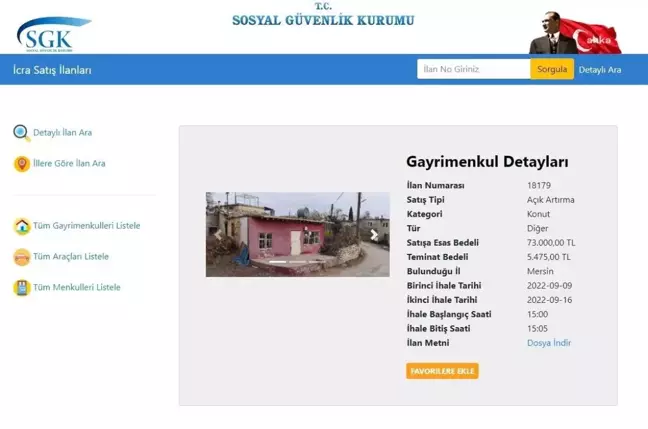 Sgk'dan Satılık Samanlık. Gürsel Tekin: