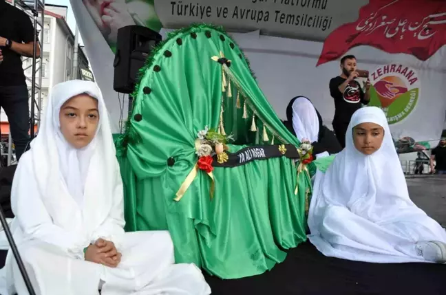 Kars'ta Hz. Hüseyin'in şehit edilen bebeği Ali Asgar için matem programı düzenlendi