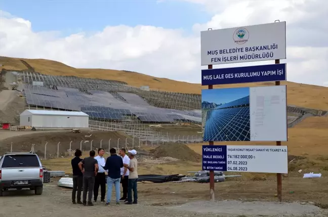Muş Belediyesi Güneş Enerji Santrali ile Enerji Giderlerinden Tasarruf Sağlayacak