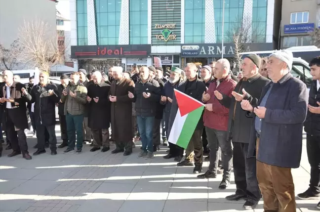 Muş'ta İsrail'in Gazze'ye yönelik saldırıları protesto edildi