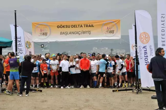Silifke'de Göksu Delta Trail Koşusu Yapıldı