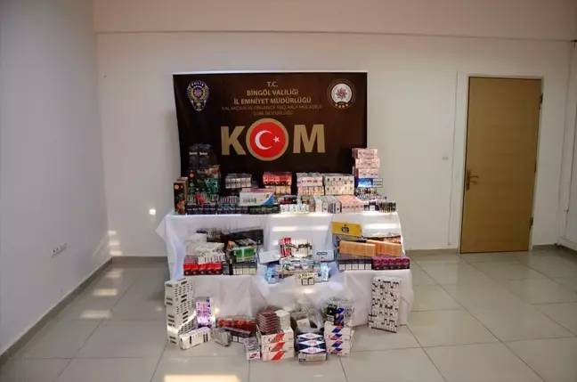 Bingöl'de 5 Bin Paket Kaçak Sigara Ele Geçirildi