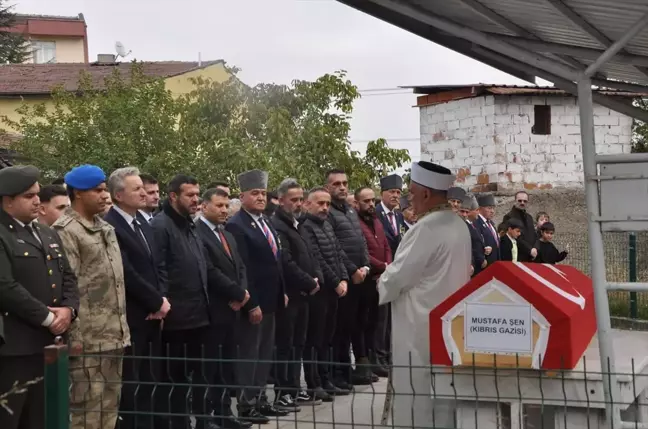 Karabük'te Kıbrıs Gazisi Mustafa Şen'in Cenazesi Dünya'ya Uğurlandı