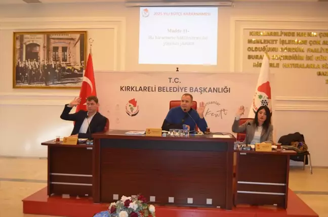 Kırklareli Belediyesi 2025 Yılı Bütçesini Belirledi