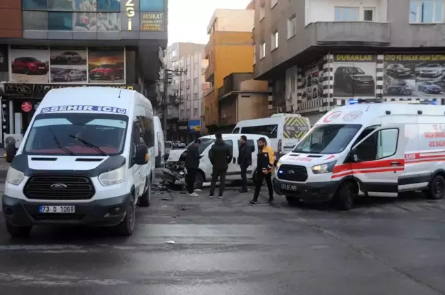 Cizre'de Trafik Kazası: 1 Yaralı