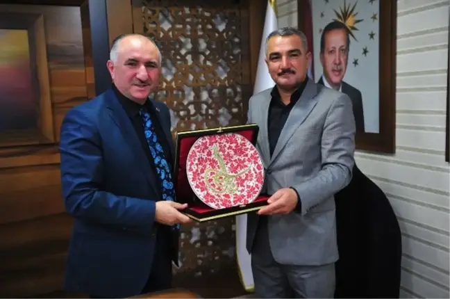 Eğirdirli Muhtarlardan Başkan Çağlayan'a Ziyaret
