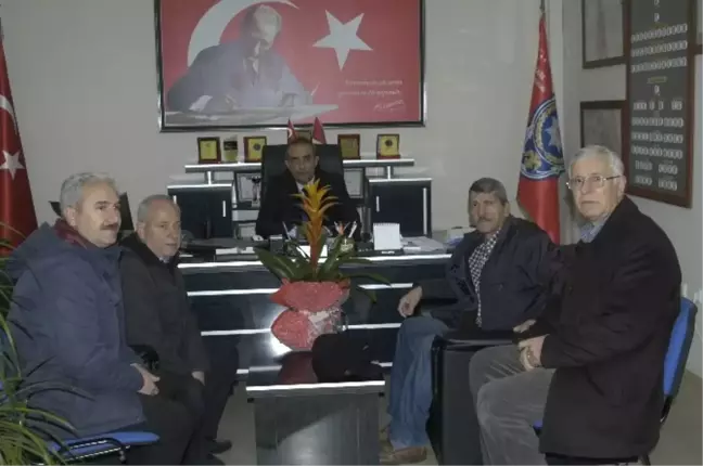 Muhtarlardan Emniyet Müdürlüğü'ne Başsağlığı Ziyareti