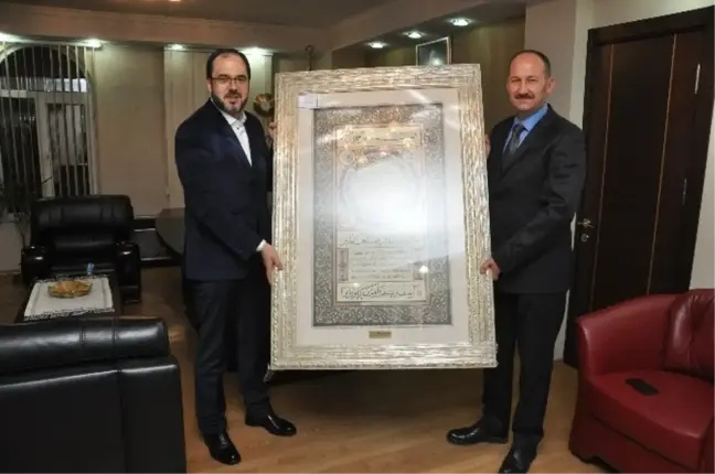 Başkan Ayaz, Kaymakam Kantay'ı Ziyaret Etti