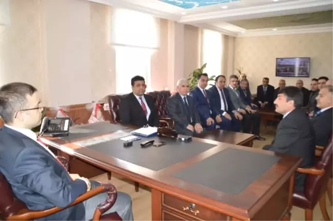 Okul Müdürlerinden Kaymakam Öztürk'e Ziyaret