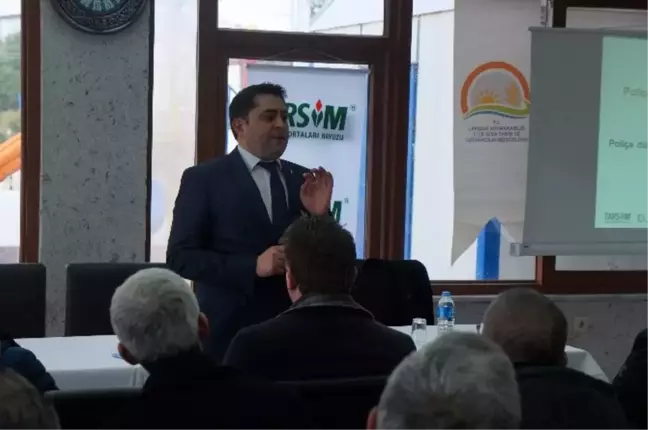 Lapseki'de Tarım Sigortası Bilgilendirme Toplantısı