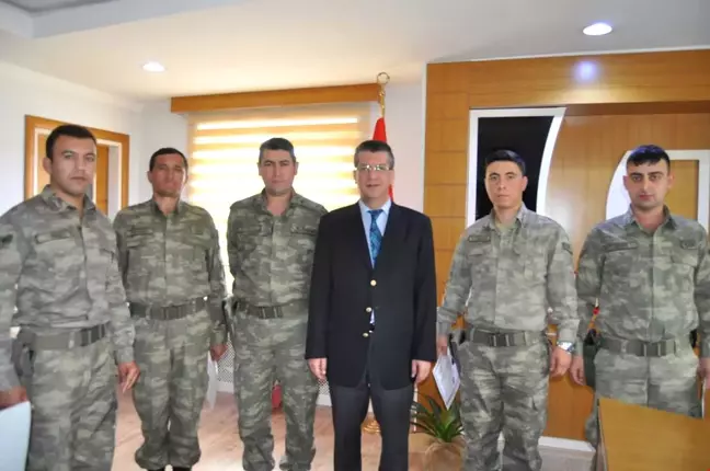 Kadirli'de Jandarmaya Başarı Belgesi