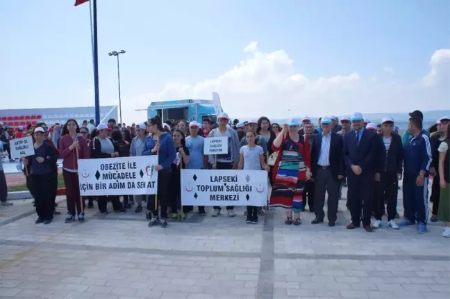 Lapseki'de Sağlıklı Yaşam Yürüyüşü