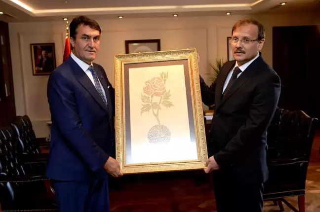 Dündar'dan Çavuşoğlu ve Fakıbaba'ya Ziyaret
