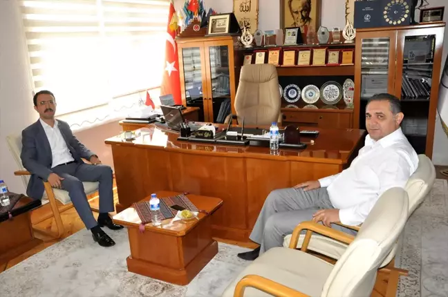 Kaymakam Özdemir'den Başkan Çiftçi'ye Veda Ziyareti