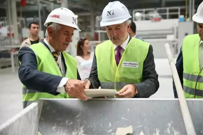 Başkan Kamil Saraçoğlu, 15 Temmuz Şehitleri Seramik Fabrikası'nı İnceledi