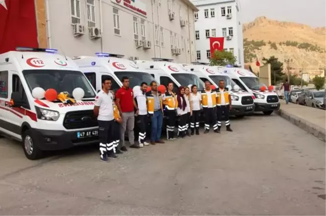 Mardin'e Gönderilen 5 Ambulans Hizmete Başladı