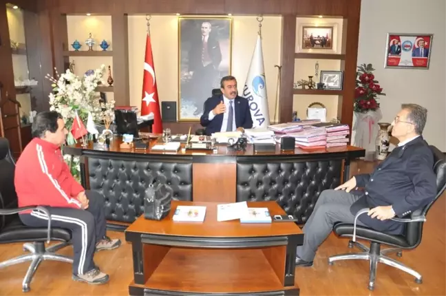 Başkan Çetin'e Teşekkür Ziyareti