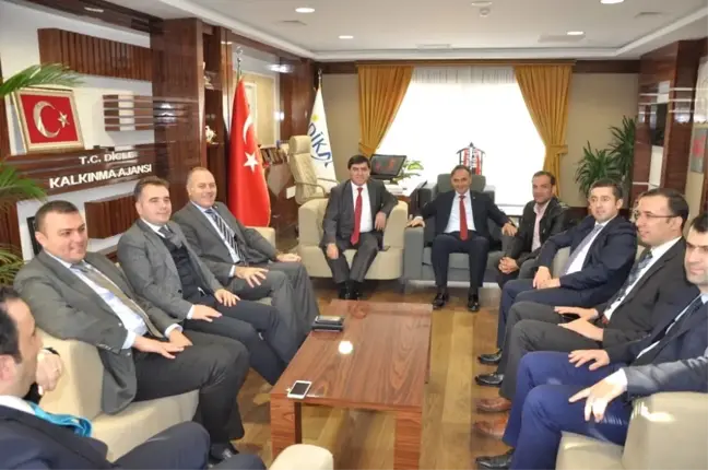 Gap Başkanı ile Kaymakamlar Dika'yı Ziyaret Etti
