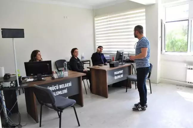 Milas'ta Pasaport ve Ehliyet İçin Yeni Dönem Başladı