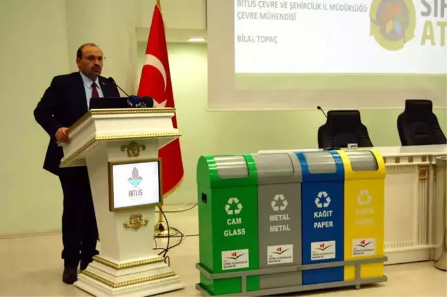 Bitlis'te 'Sıfır Atık' Projesinin Tanıtım Toplantısı Yapıldı