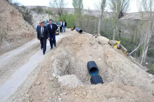 Gürün'de Sulama Kanalları Yenileniyor