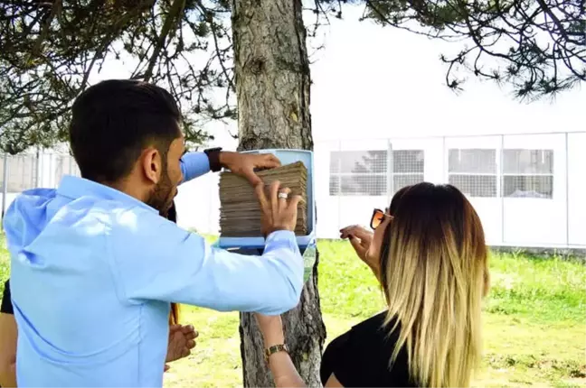 Uşak'ta 'Naylon Poşet Kullanımına Dur de Doğaya Can Ver' Projesi