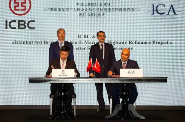 Icbc'ye Yavuz Sultan Selim Köprüsü ve Kuzey Marmara Otoyolu İçin Refinansman Yetkisi