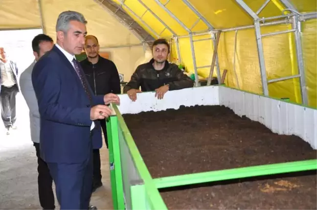 Gümüşhane'de Solucan Gübresi Üretimi Başladı