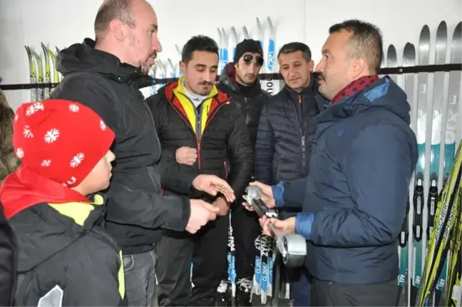 Kaymakam Kendüzler'den Kayak Merkezine Ziyaret