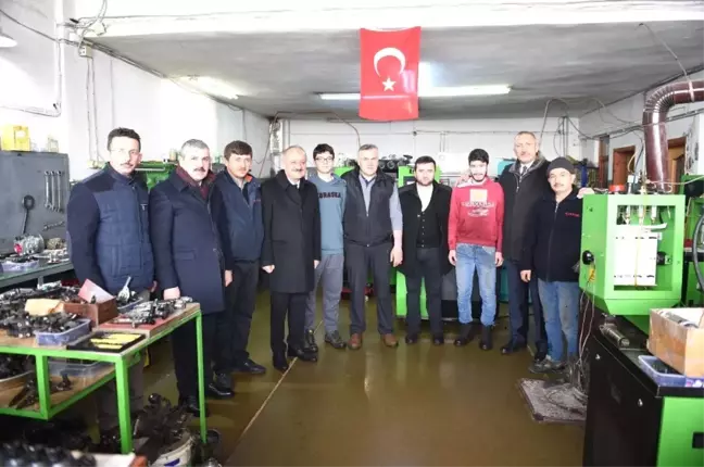 Başkan Babaş, Kuzeykent Sanayi Sitesi Esnaflarını Ziyaret Etti