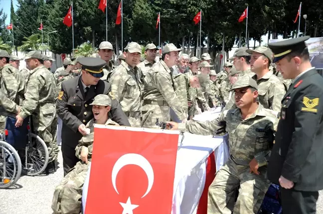 Antalya'da Engellilerin Bir Günlük Askerlik Sevinci