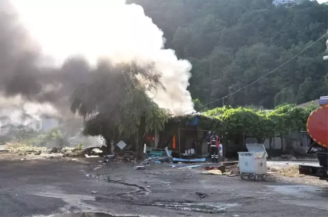 Zonguldak'ta barakada patlama meydana geldi: 1 yaralı