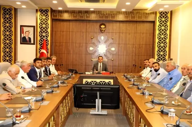 Muhtarlardan Kaymakam Sinanoğlu'na ziyaret