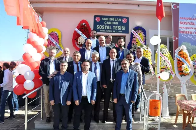 İncesu'da sosyal tesis törenle açıldı