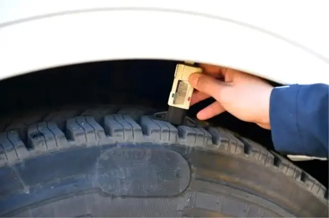 Adana'da kış lastiği denetimi