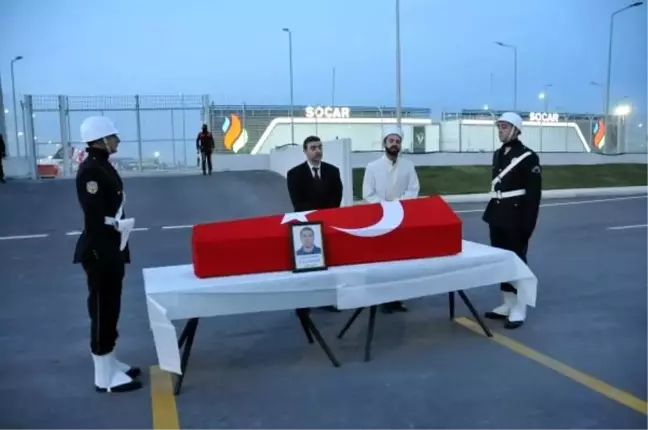 Vefat eden polis memuru için uğurlama töreni düzenlendi