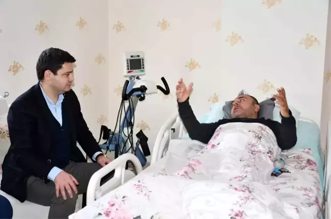 Kaymakam Hacı Hasan Gökpınar'dan gazilere ziyaret