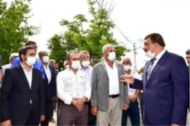 Başkan Gürkan'a Şahnahan'da çalışmaları inceledi