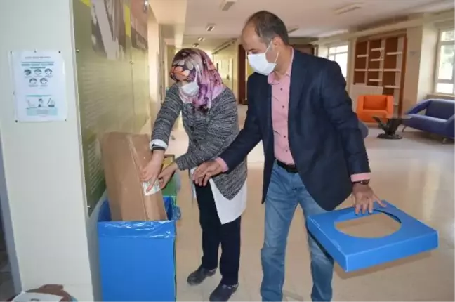 Elazığ'da 3 ton atık, geri dönüşümle ekonomiye kazandırıldı
