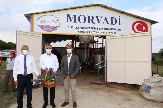 Vali BİLGİN, Karakoç Köyünde Lavanta bahçesini gezdi…