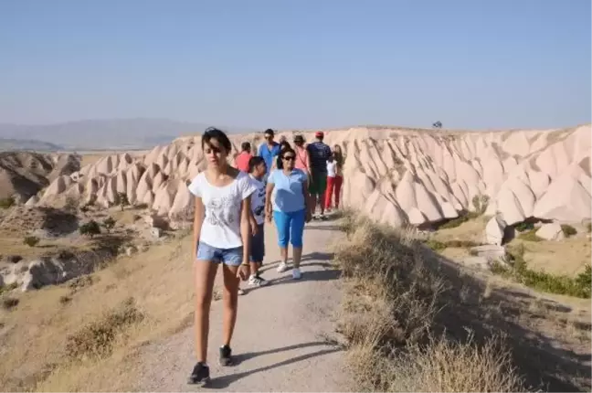 Kapadokya'yı temmuz ayında 370 bin 534 turist ziyaret etti