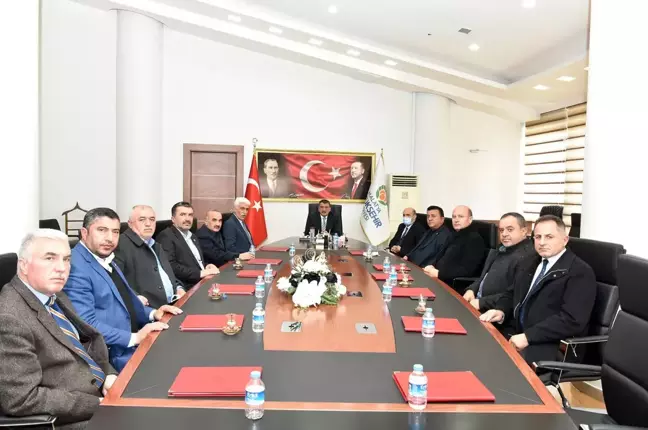 Ziraat Odası Başkanlarından Başkan Gürkan'a ziyaret