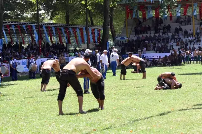 Akbalık Yağlı Güreşleri'nde 600 pehlivan mücadele ediyor