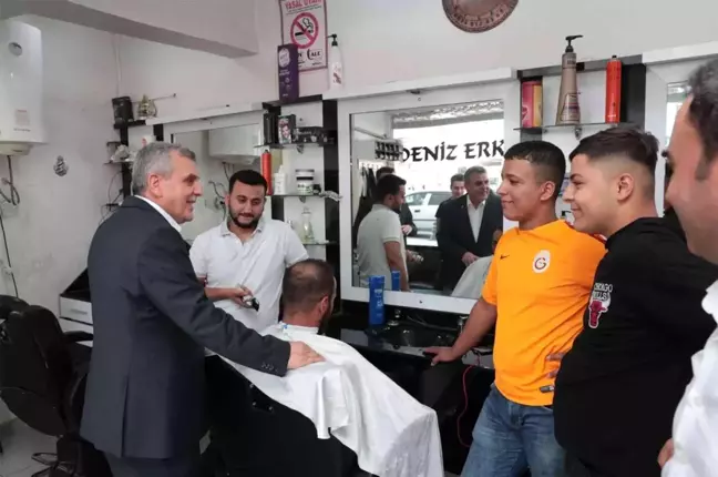 Beyazgül esnaf ve mahalle ziyaretlerini sürdürüyor