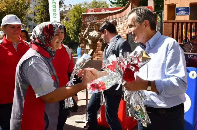 Eskişehir yerel haberi... Tepebaşı Belediyesi'nden Dünya Temizlik Günü İçin Anlamlı Kutlama