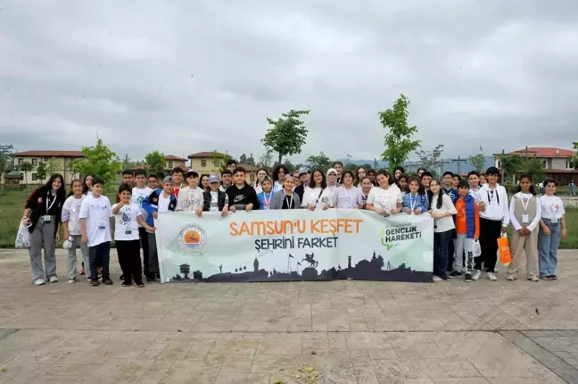 Samsun'u Keşfet Şehrini Fark Et Projesi ile Gençler Şehri Keşfediyor